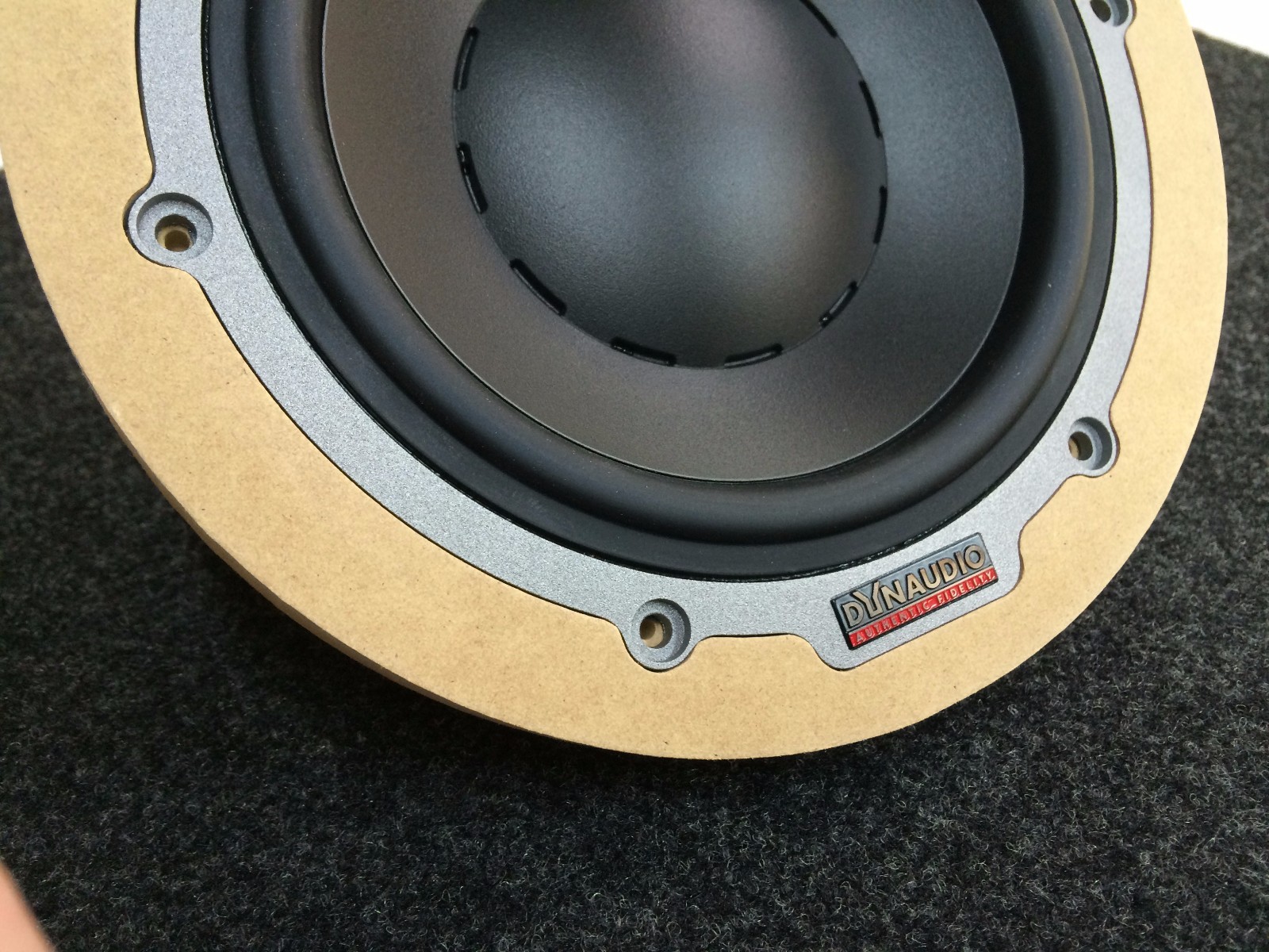 MDF Speaker rings, specific fit for Dynaudio Esotar 650