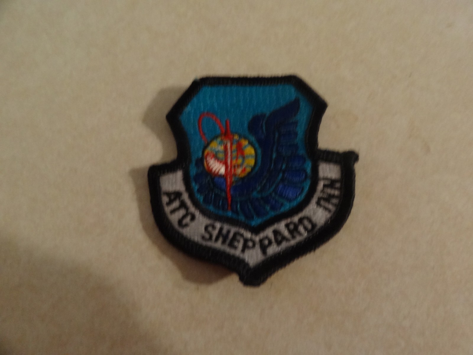 US MILITARY PATCH AIR FORCE POCKET ATC SHEPPARD INN