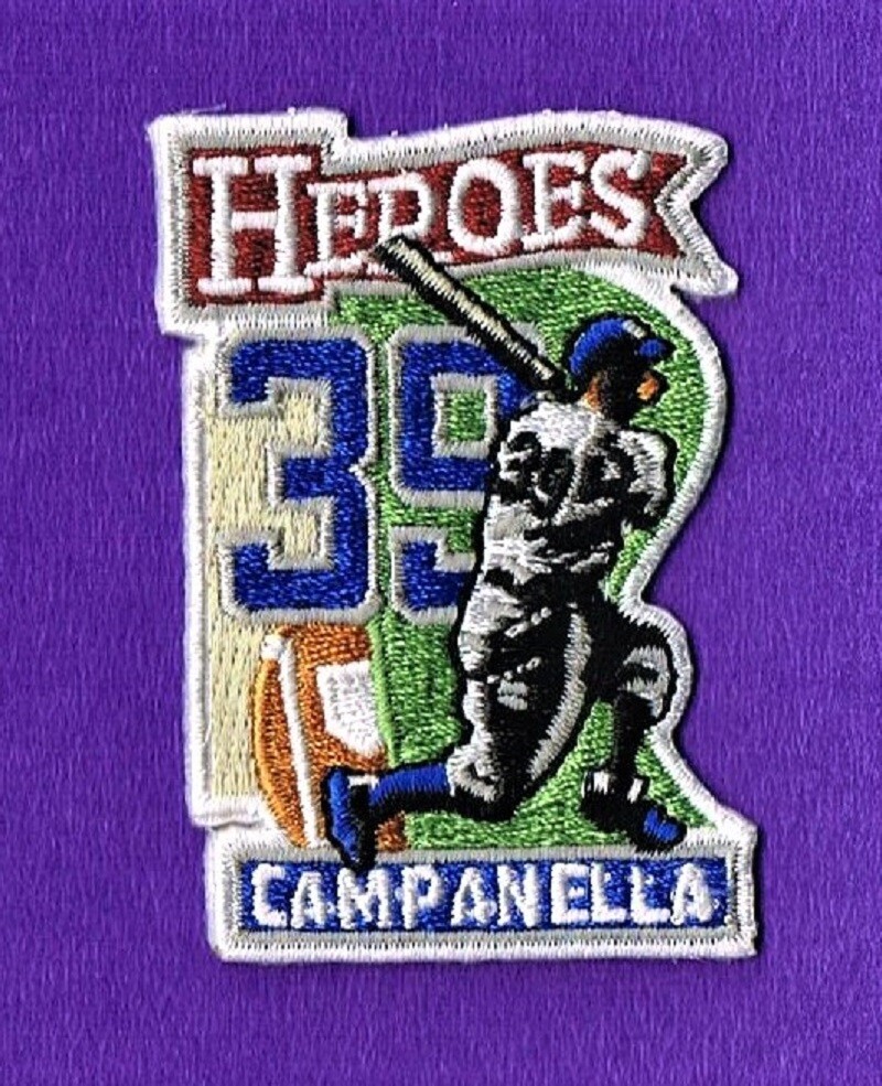 ROY CAMPANELLA HEROES LA DODGERS AUTHENTIC MLB PATCH for players cap