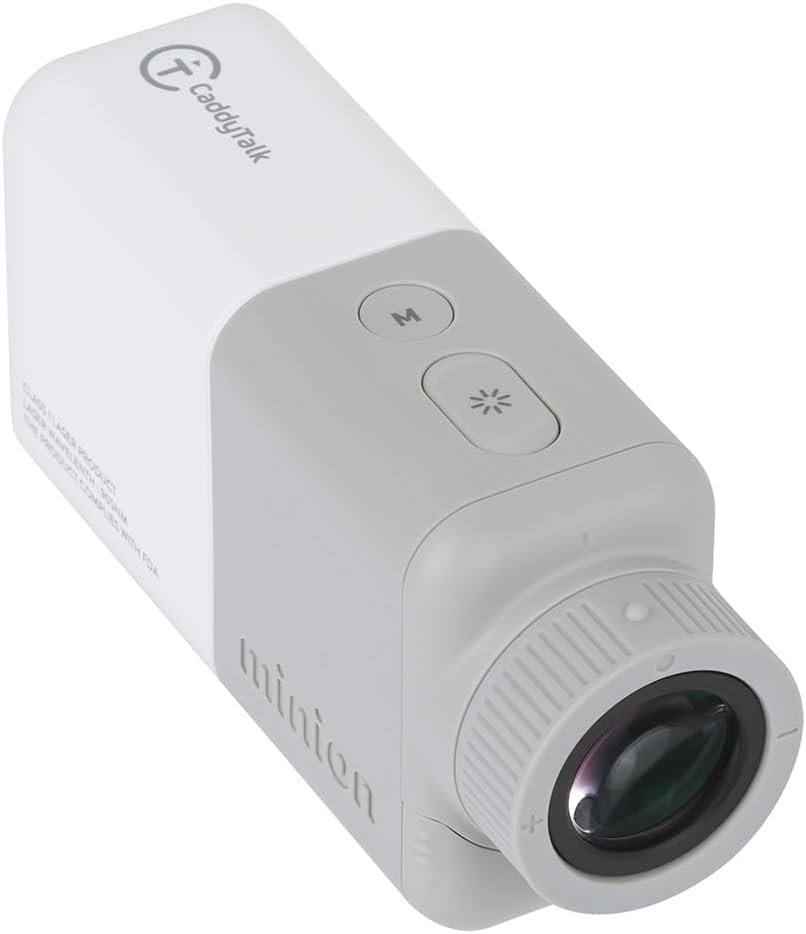 GOLFZON CaddyTalk minion Golf Laser Rangefinder, White