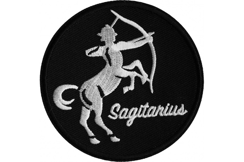 SAGITARIUS ZODIAC ASTROLOGY EMBROIDERED PATCH