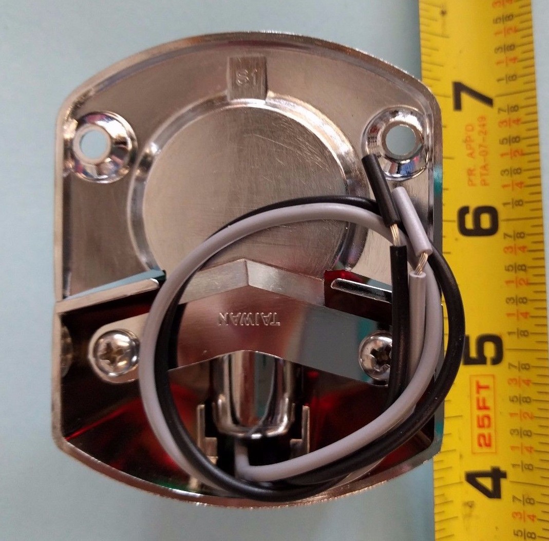 Marine Boat Combination Bow Light Chrome Plated Zinc Housing 7-0841