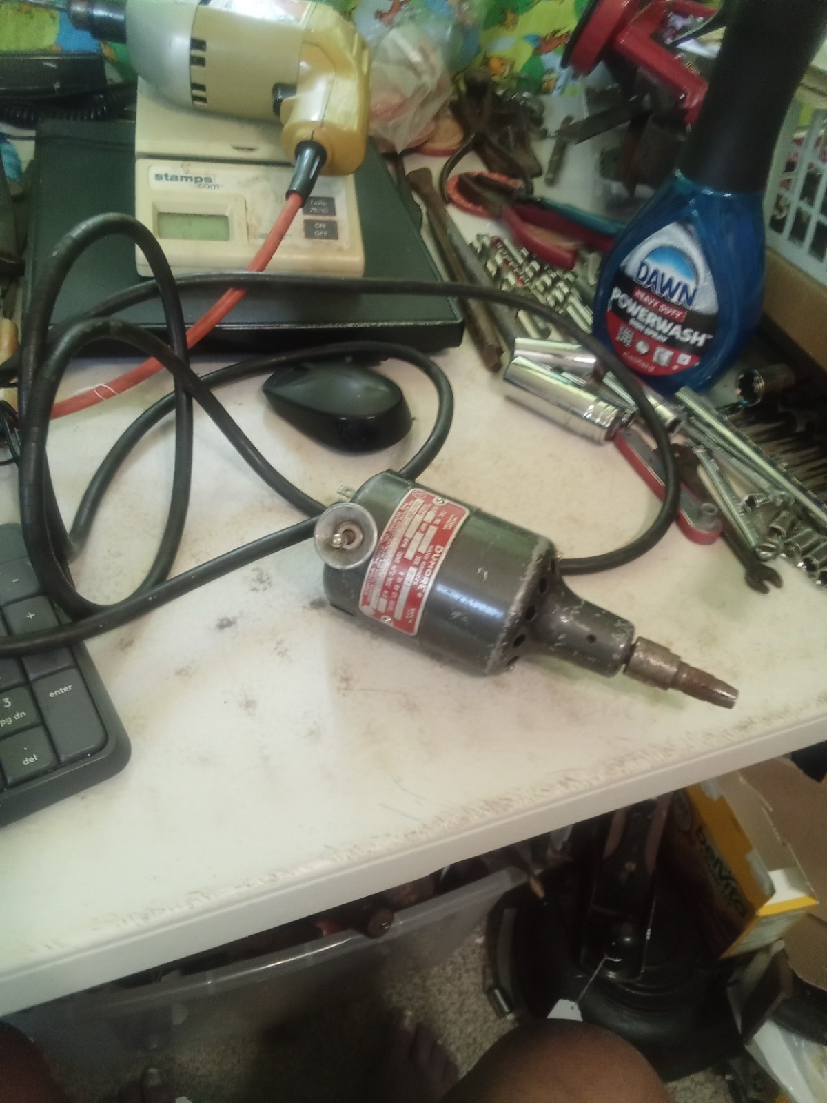 Vintage DuMore Hand Grinder - 3-011 - 17000 RPM - 115 Volt - USA