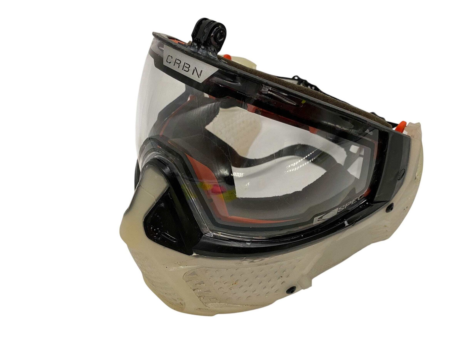 CRBN ZERO Clear W/ Clear Lens Paintball Mask