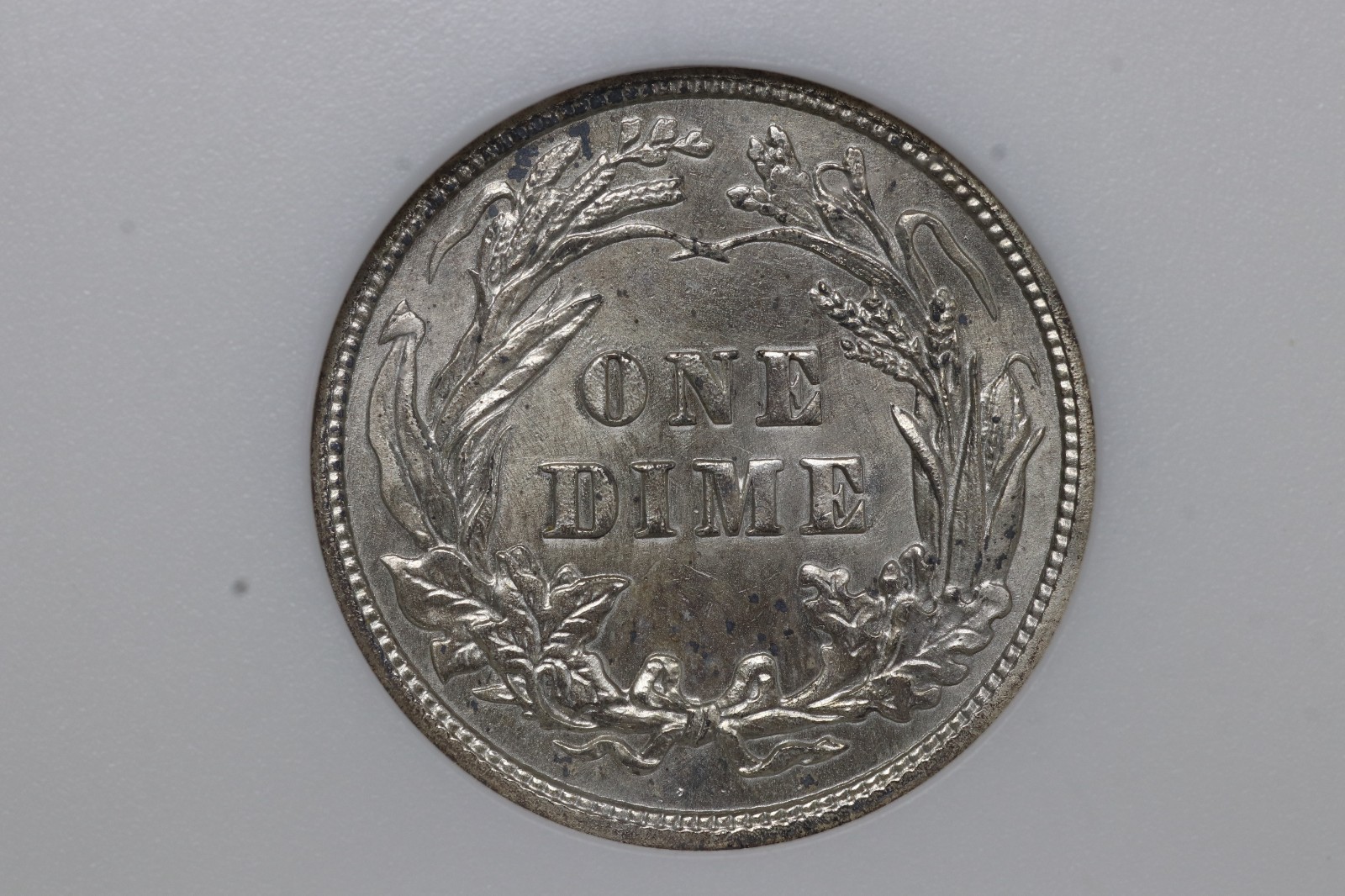 1909 Barber Dime Whizzed 10C ANACS EF40 Soapbox