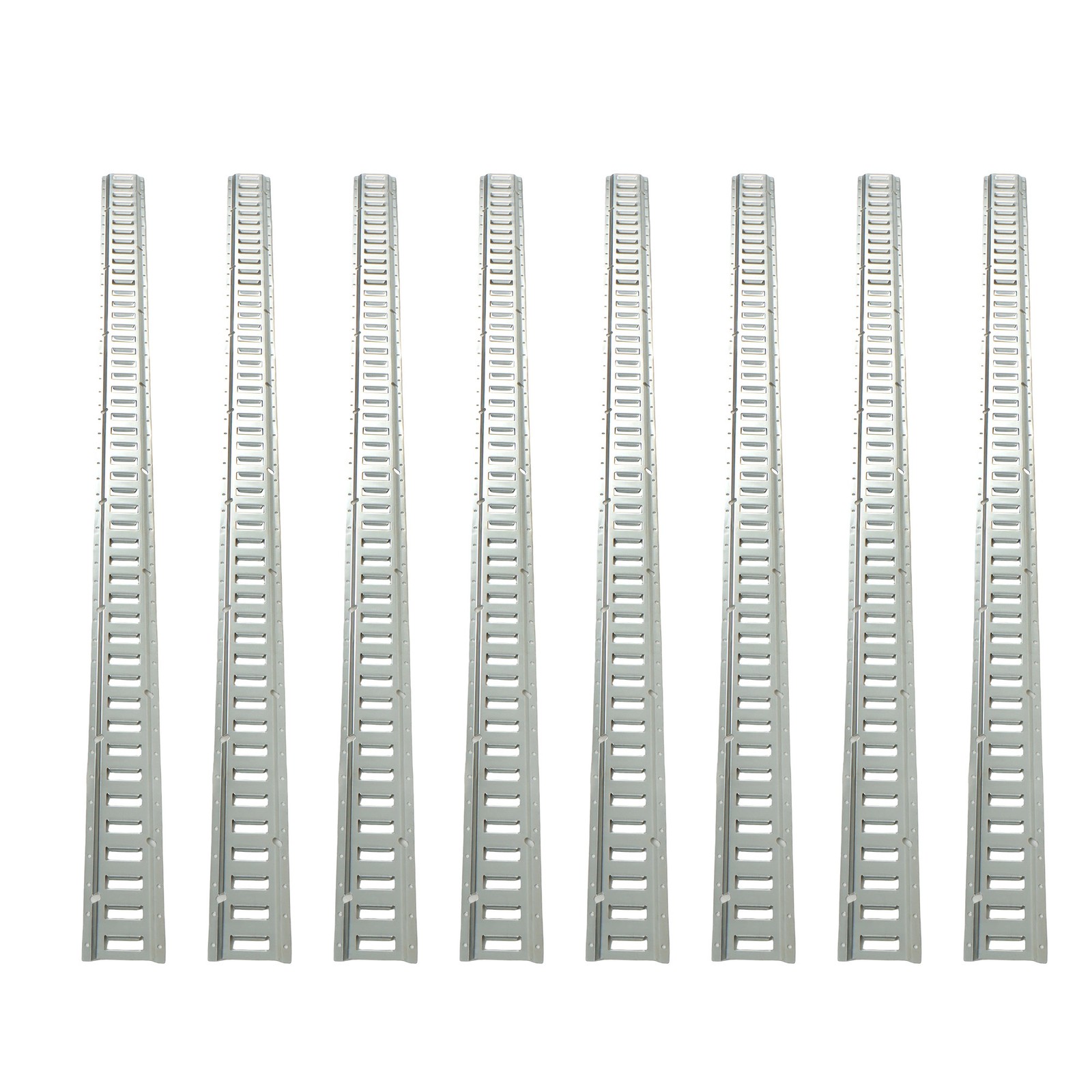 Labwork (8 Piece) 8 ft Galvanized Horizontal E-Track Trailer Tie-Down Rails
