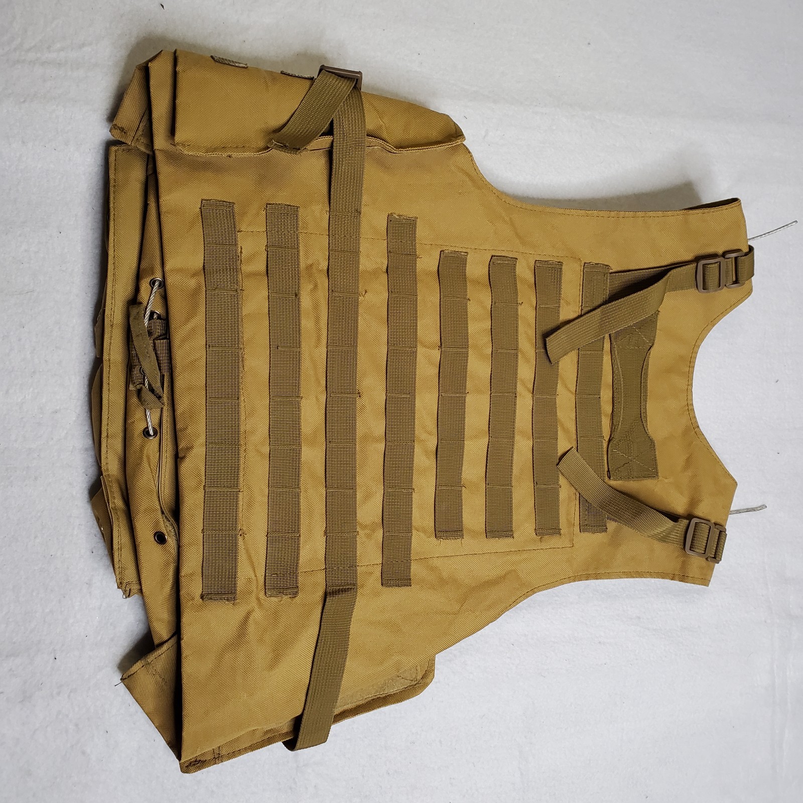 Tactical Vest Adjustable One Size Fits Most Tan See Description