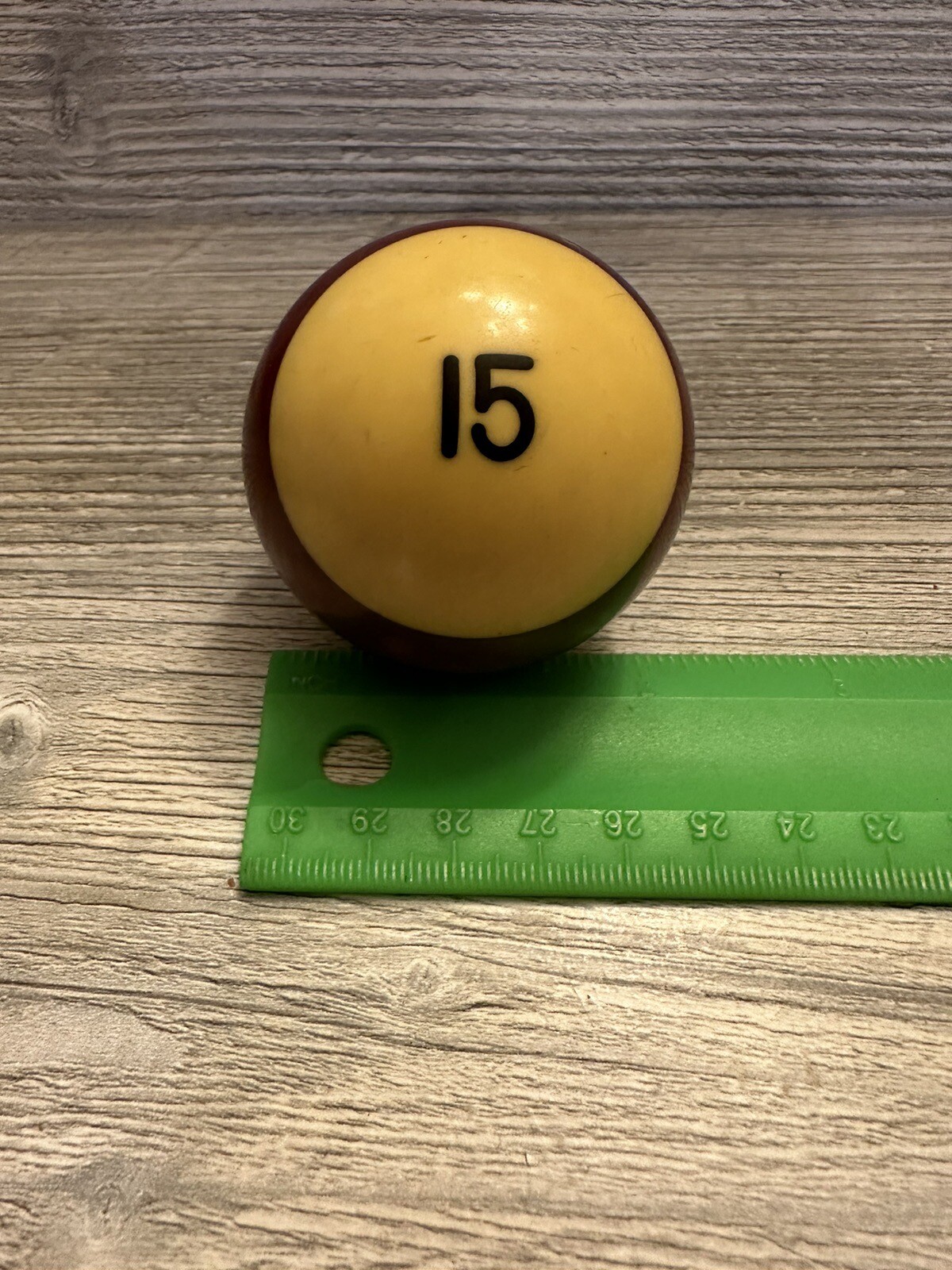 Vintage Replacement Pool Ball Billiards #15 Billiard Ball