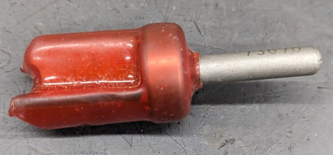 WKW Solid Carbide Shank Mounted Bearing Router Bit 3/4" CD 1/4" Shank 73070 USA