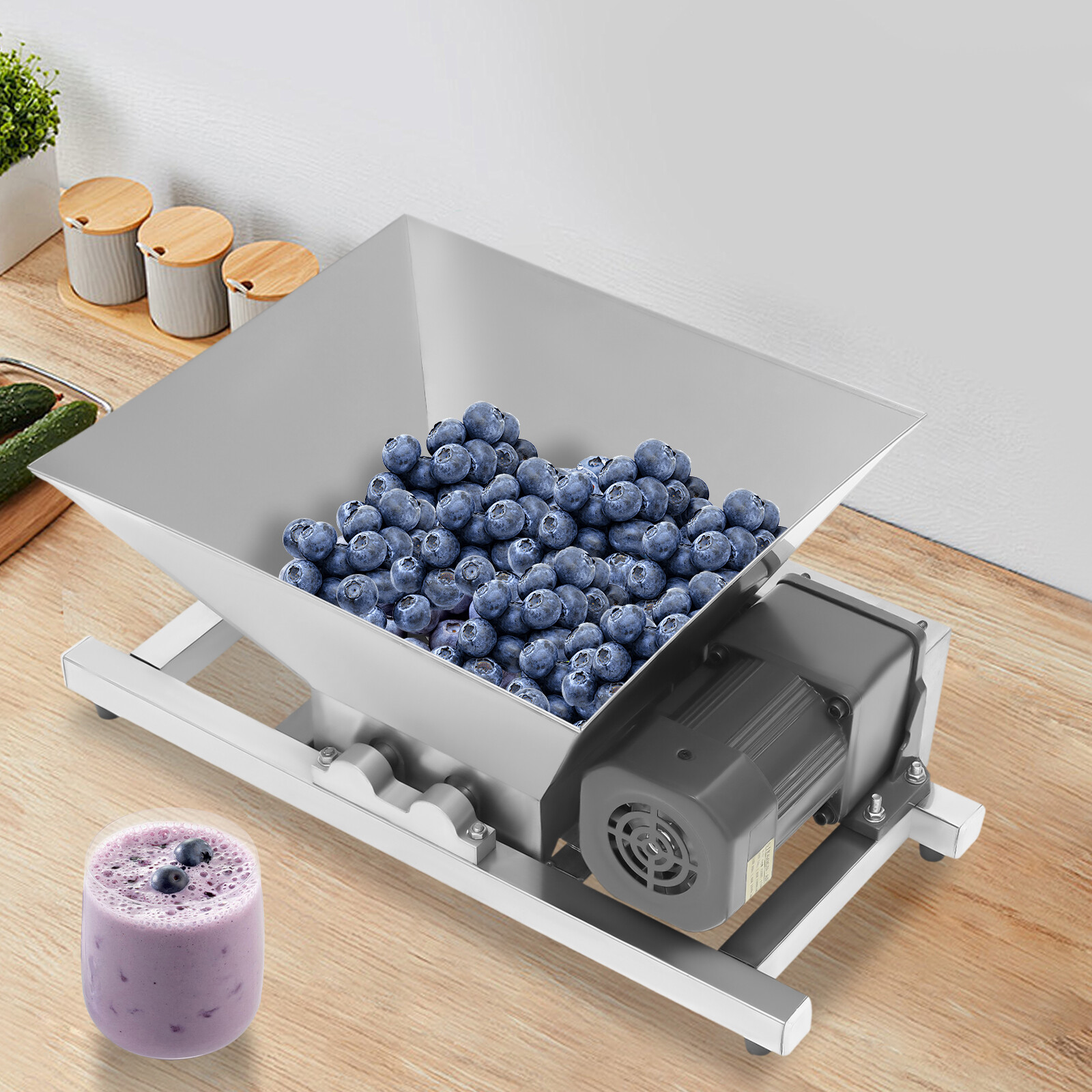 Electric Fruit Crushing Machine Fruit Crusher Fruit Bread Crushing Machine