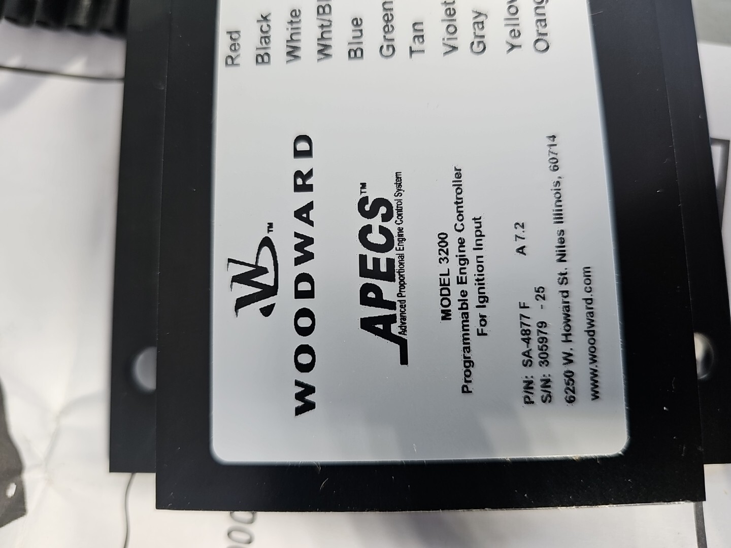 NEW OEM WOODWARD SA-4877 F APECS. Model 3200 New Programmable Engine Controller