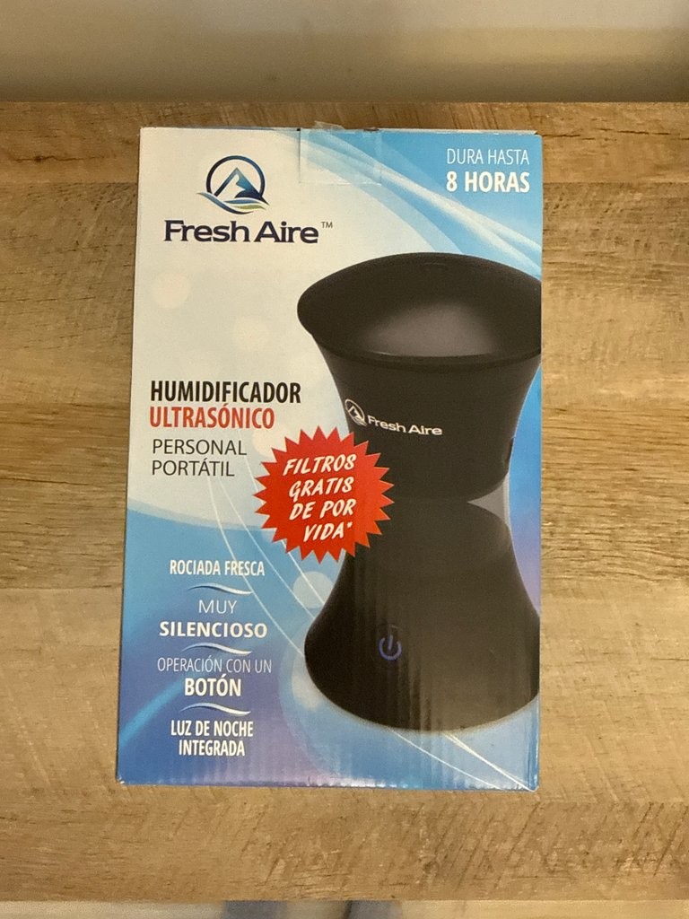 Fresh Aire Personal Portable Ultrasonic Humidifier