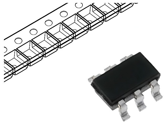 ✅ 1x DG9422DV - Genuine Precision Analog Switch (TSOP-6, Vishay Siliconix)