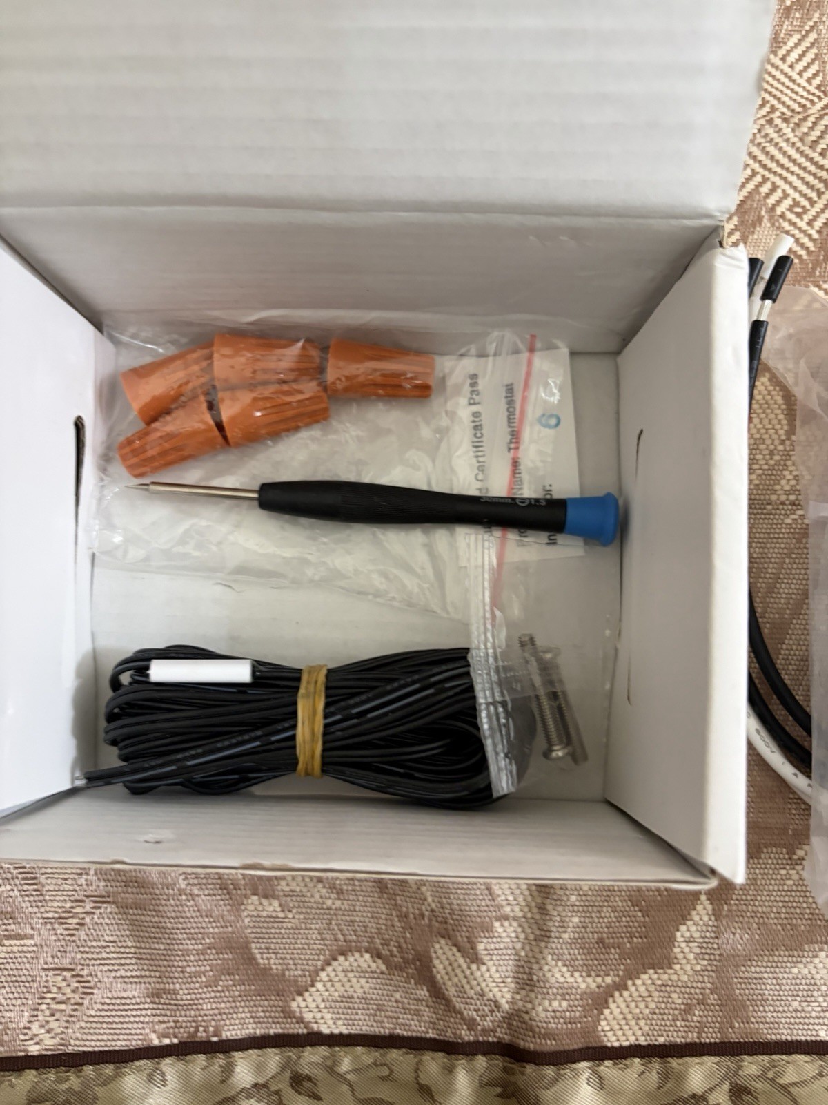 GM4 7-Day Programmable Radiant Floor Heating Thermostat 120V/240V GFCI New