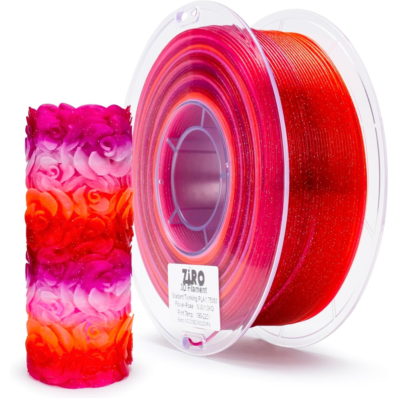 Ziro 3D Rainbow/Gradient Twinkling PLA 1.75mm 1kg