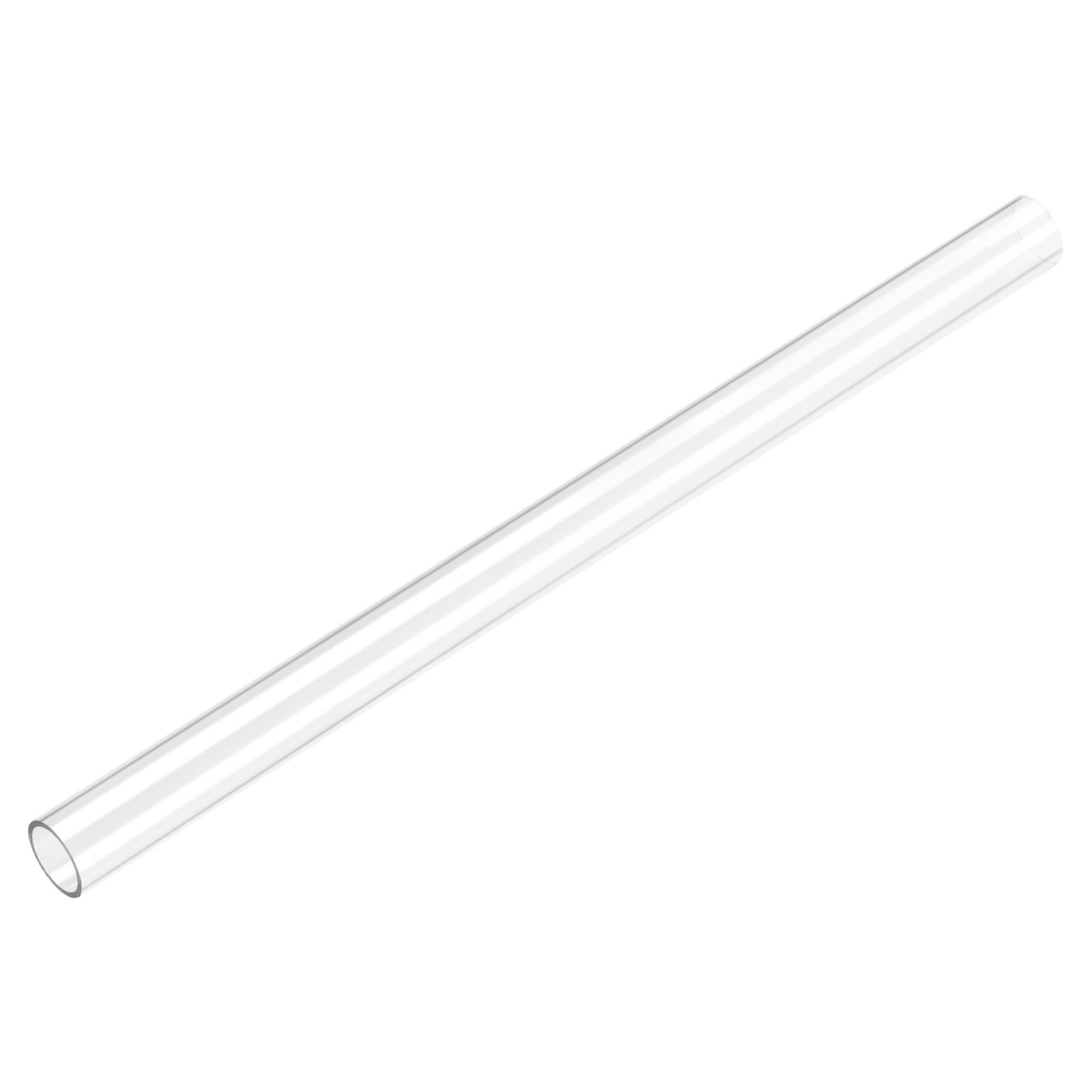 Transparent 17mm ID x 20mm OD x 1Ft Round Tube Length