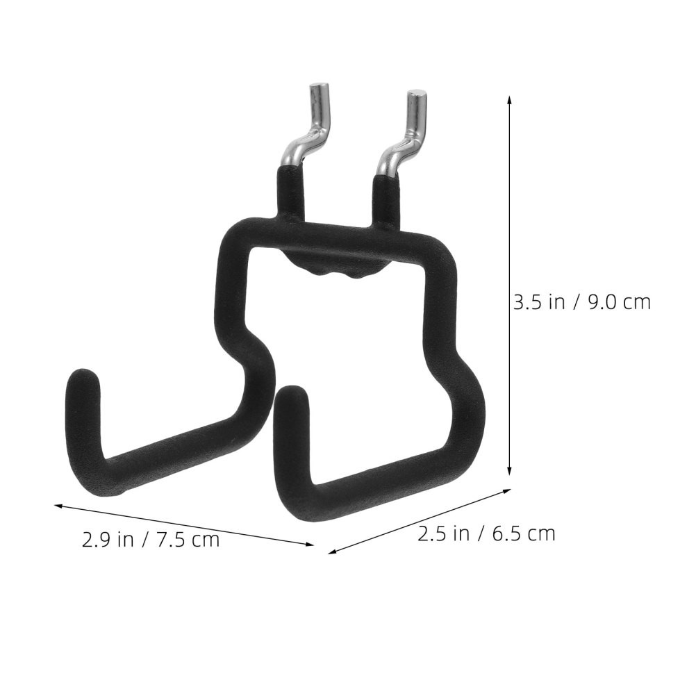 Durable Stainless Steel Pegboard Hanging Hooks for Home Workshop and Kitchen Use