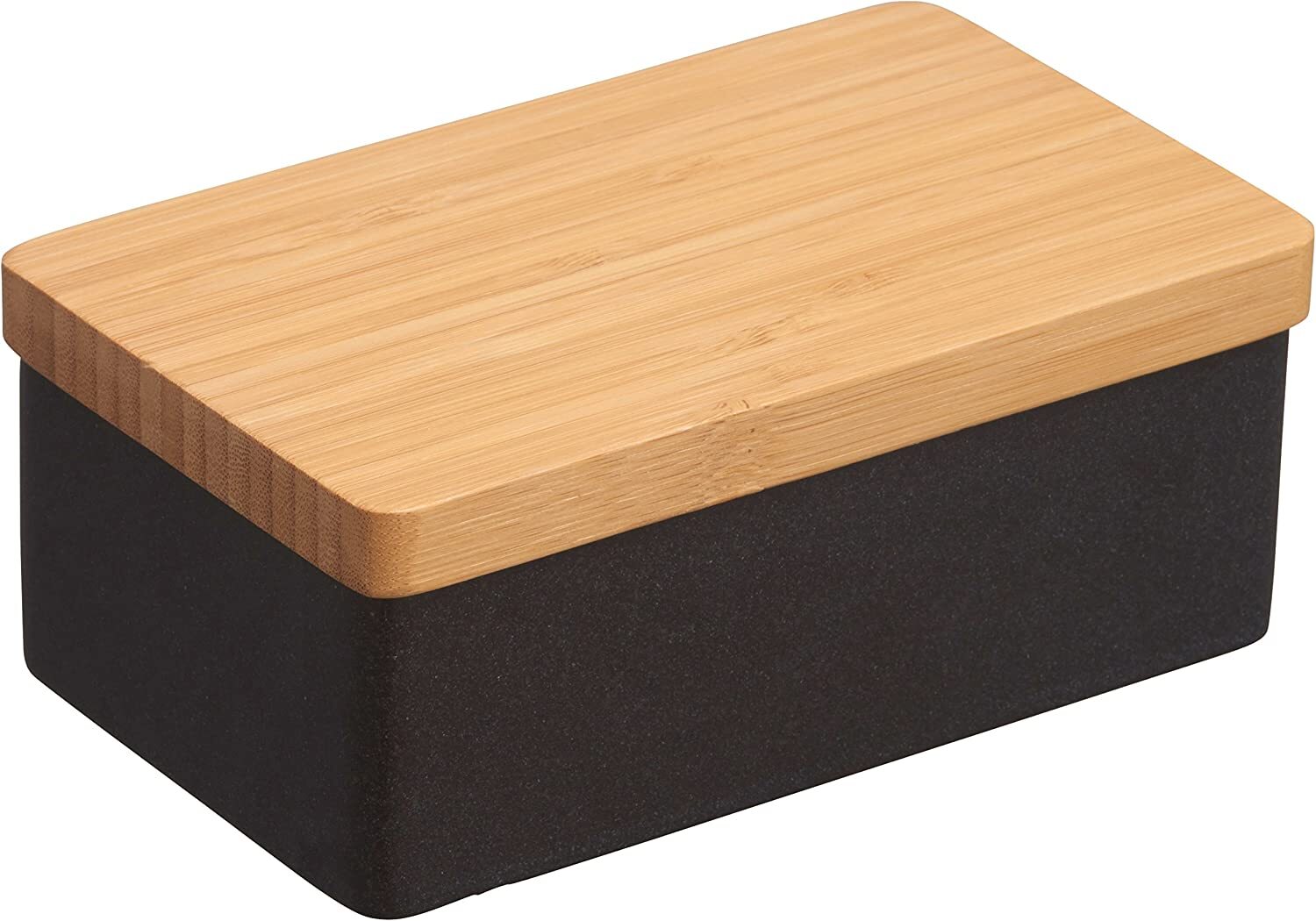 Kinto 27737 TAKU Butter Case Black W145xD85xH60mm 330ml porcelain Bamboo lid New