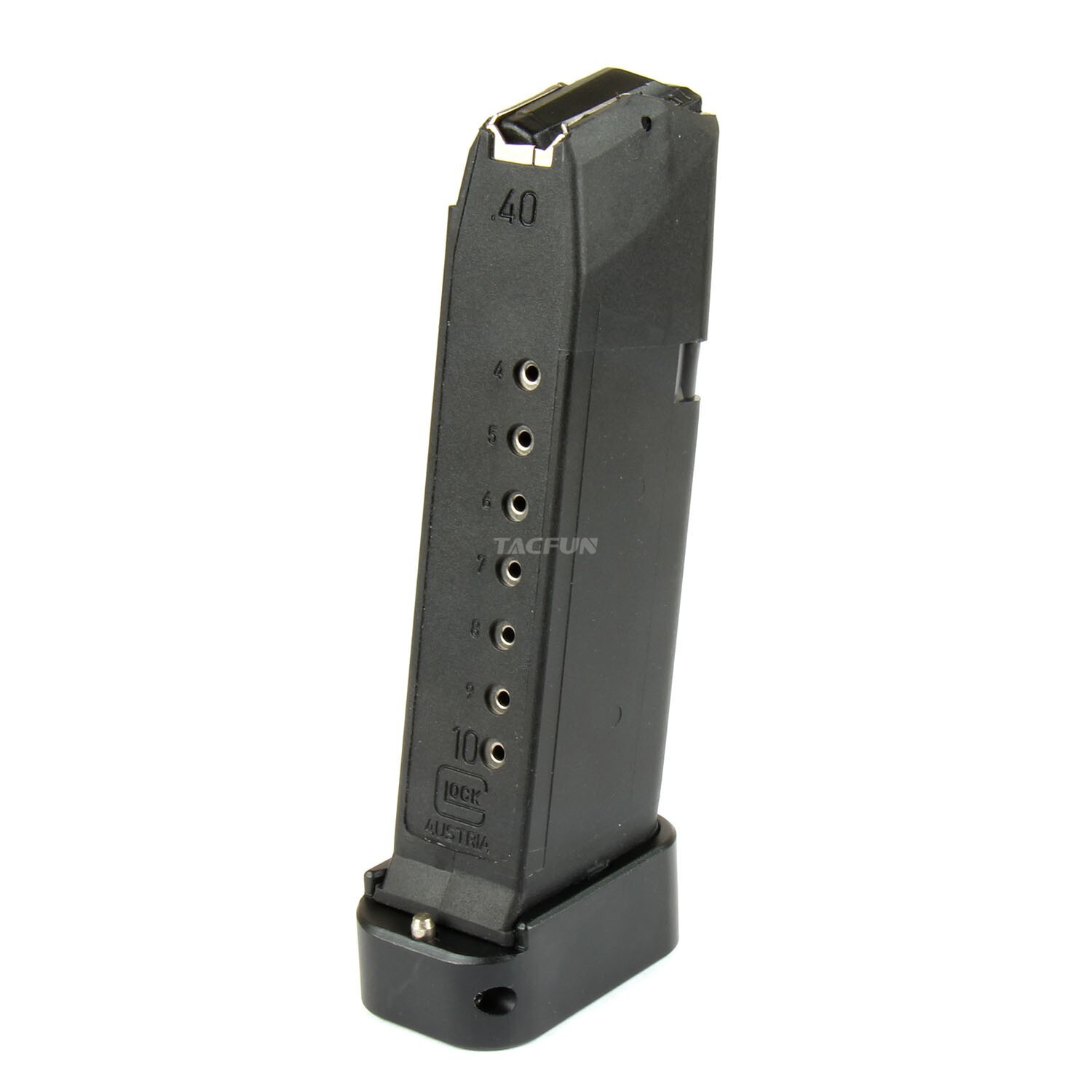 2PACK Weighted Magazine Base Plate Compatible with Glock 9mm/.40