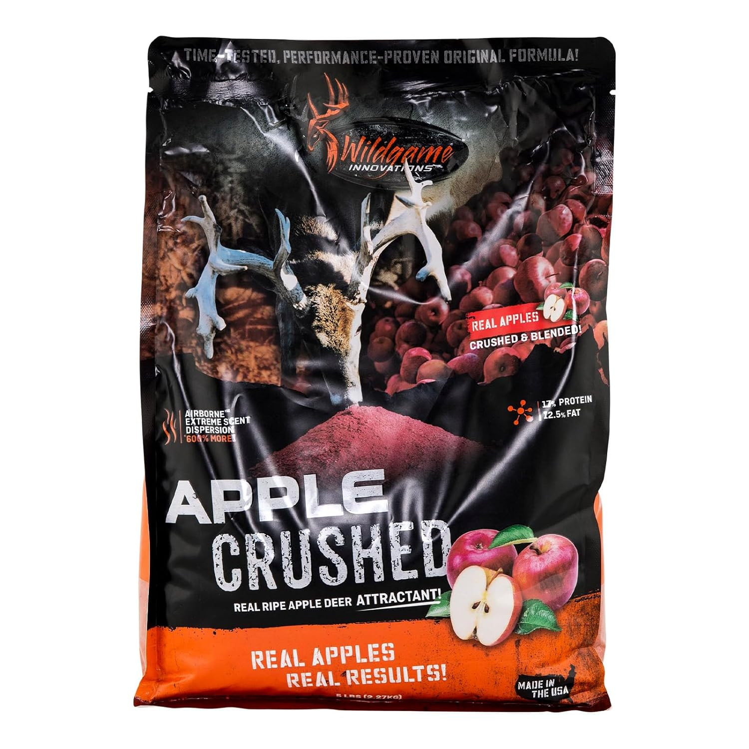 Apple Crushed 5Lb Deer Attractant | Powerful Long-Lasting Nutrient-Filled Swe...