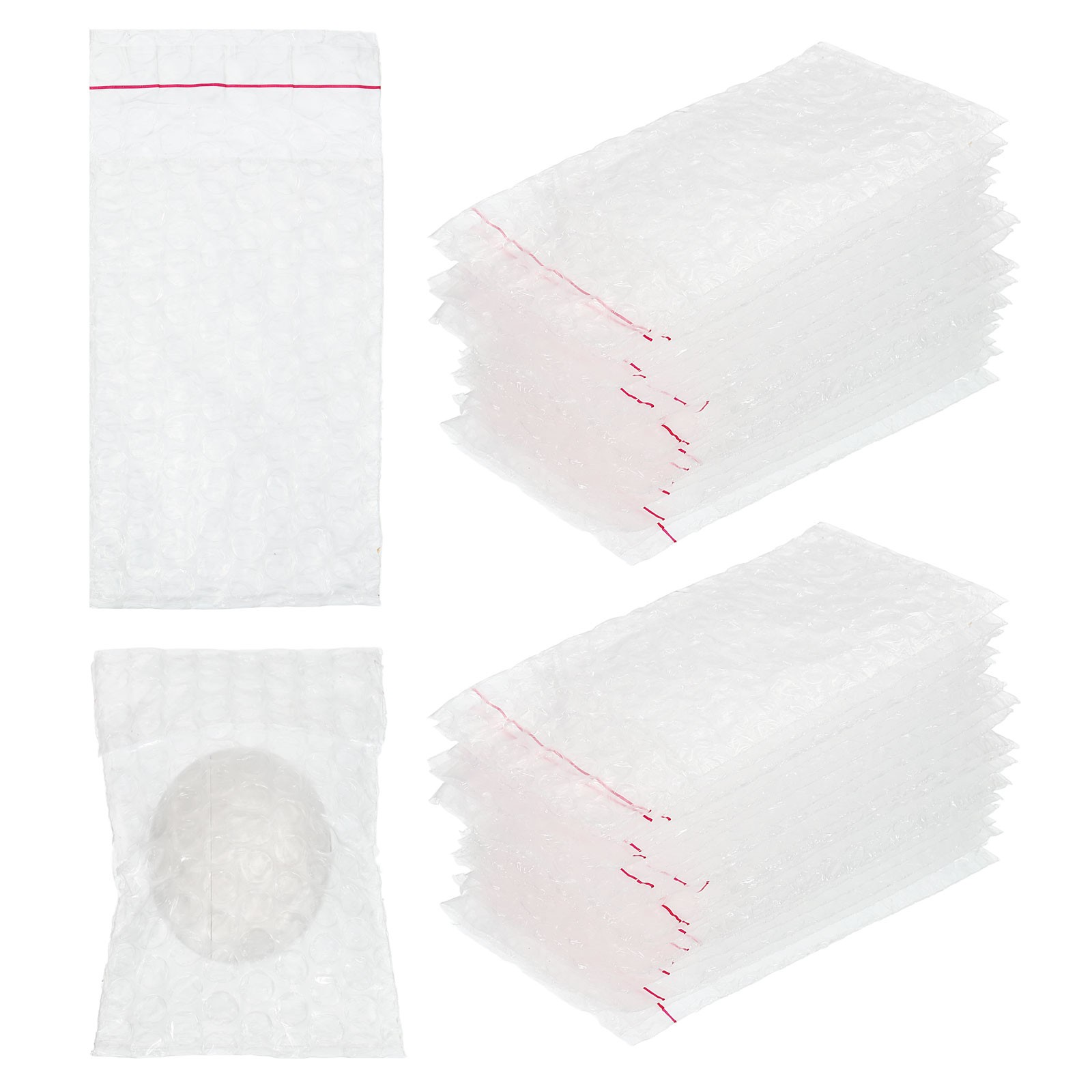 Clear Self Sealing Bubble Bags, (3.9x5.9 Inch) (200 Pcs), Bubble Pouches