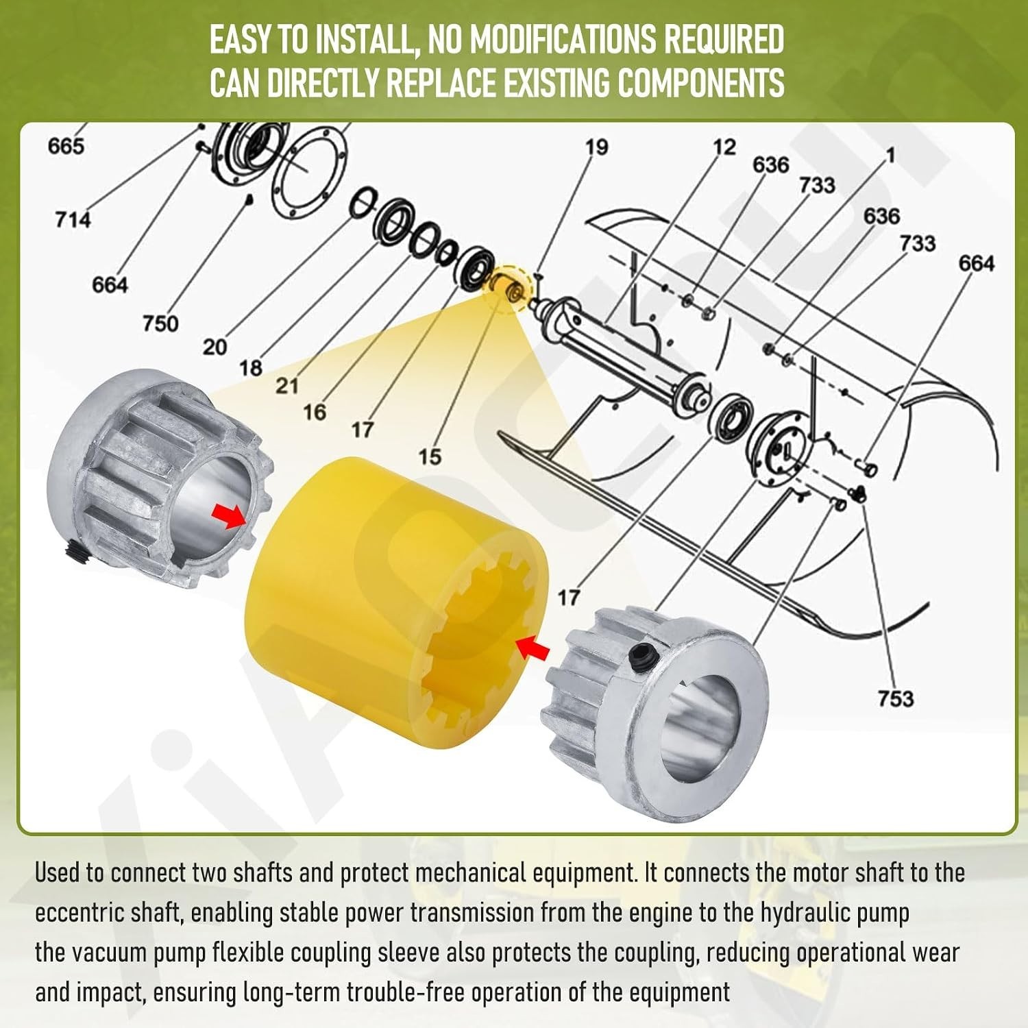 Compatible with Wacker Neuson RD880 RD11 RD12-90 RD16-100 Rollers, Replaces