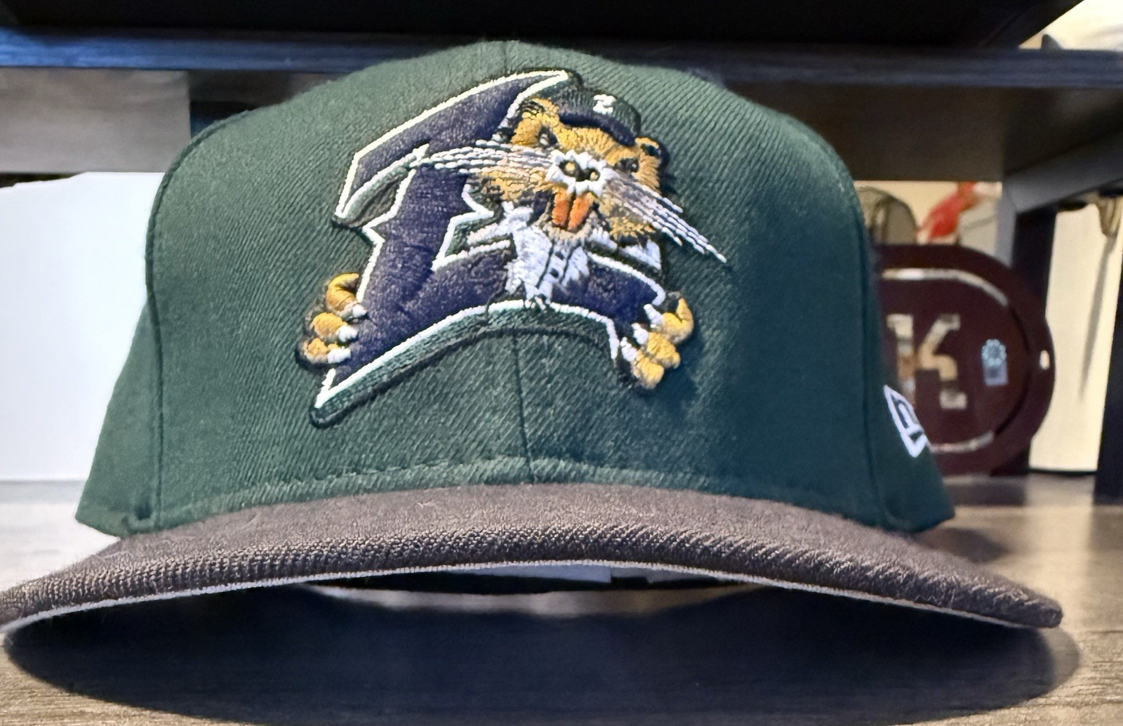 2005 New Orleans Zephyrs Nutria 59Fifty Hat 7 1/2 MiLB MUSA Rare