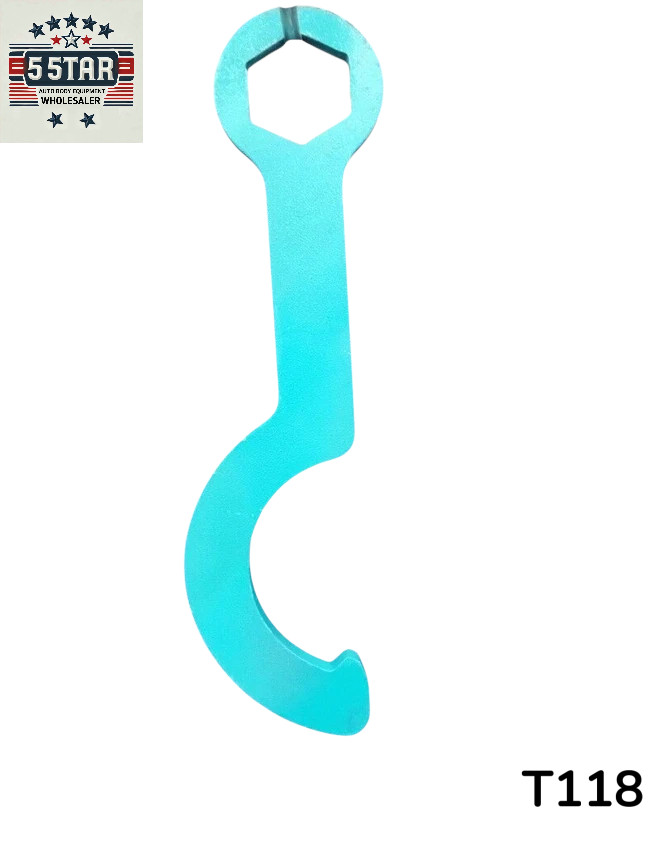 Universal J Hook Spanner with Wrench Repairing handy Tool Auto Body Frame rack