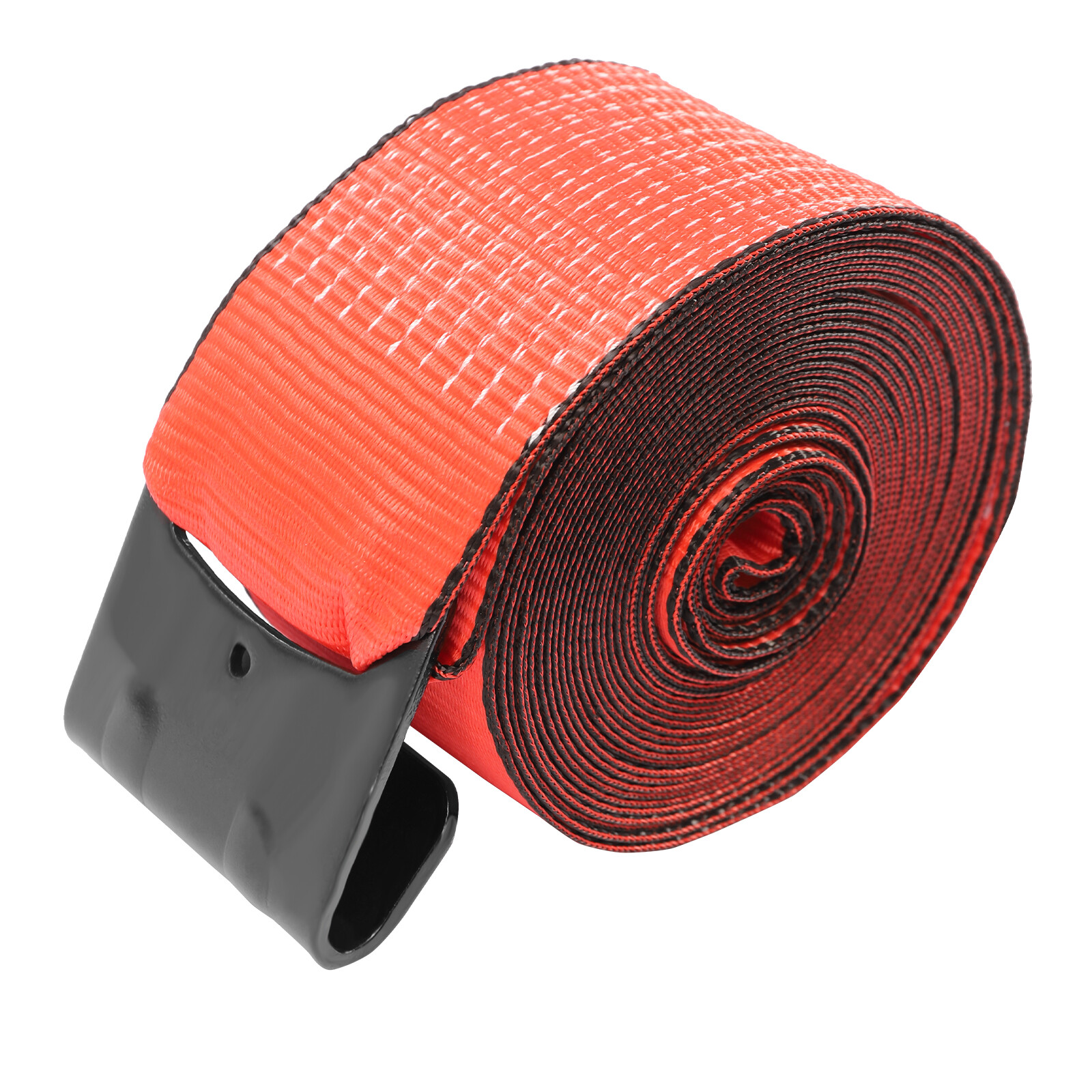 10 Pack 4"x30' Winch Straps w/ Flat Hook Flatbed Truck Trailer Tie Down Strap