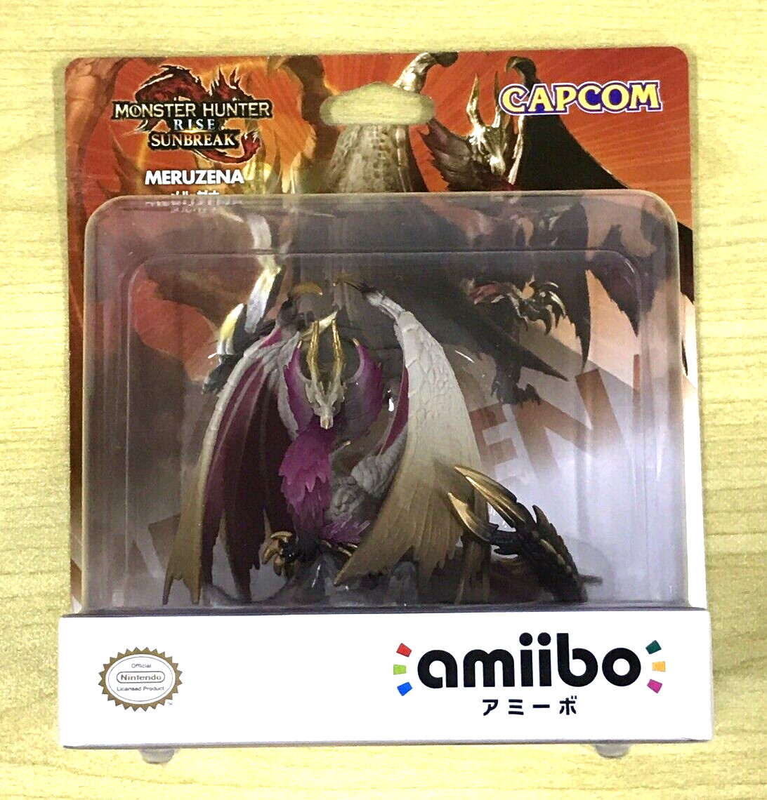 NINTENDO AMIIBO MONSTER HUNTER RISE SUNBREAK MERUZENA JAPAN BRAND NEW