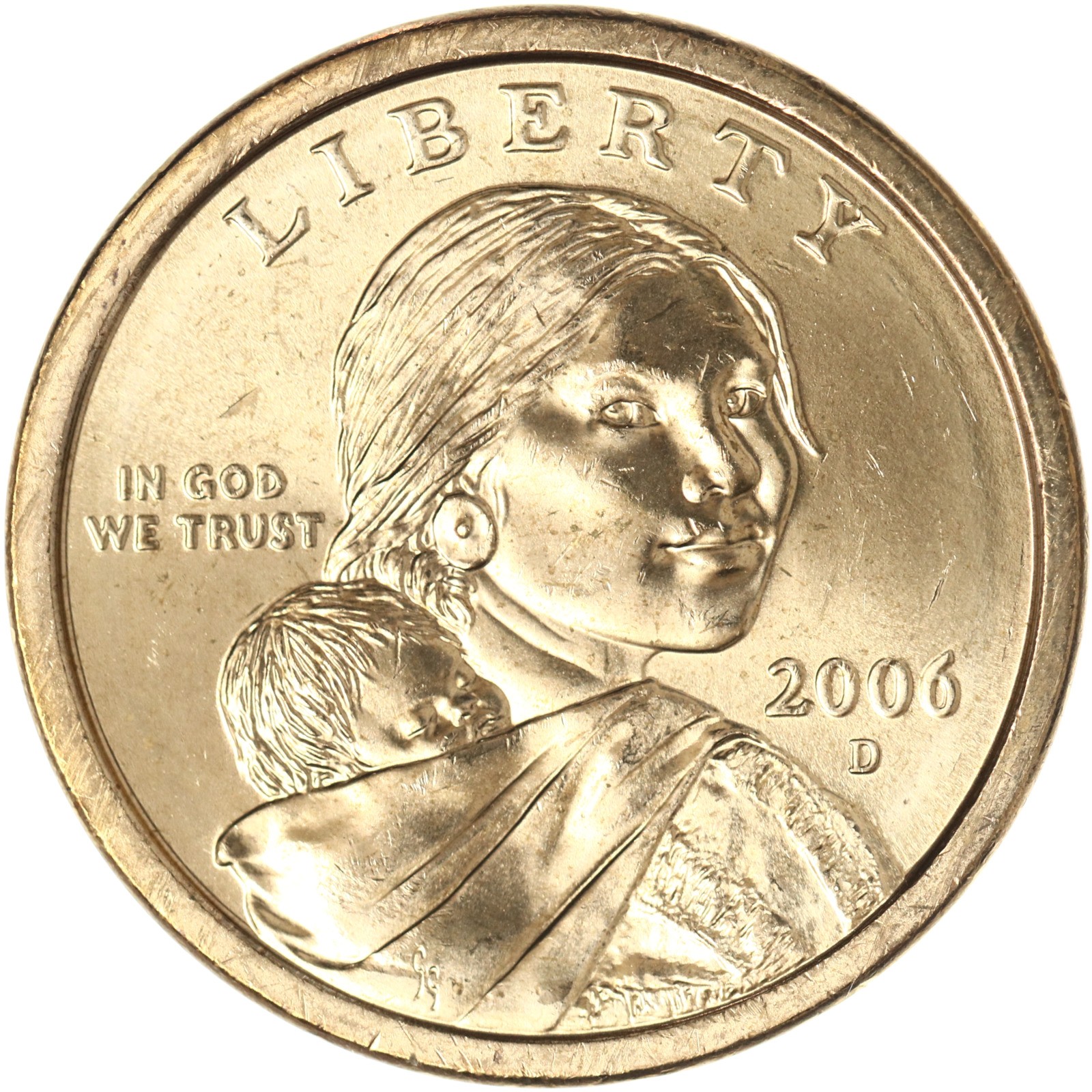2006 D Native American Sacagawea Dollar BU