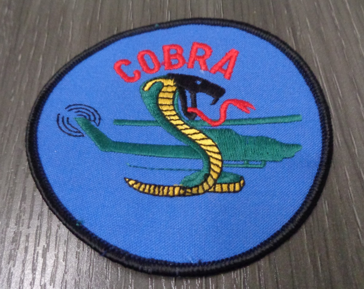 US MARINE Patches US MAINE Cobra Helo Helicopter  DESERT SORM