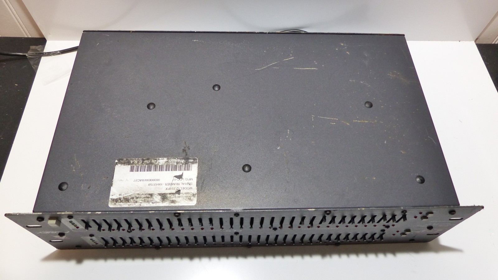 Peavey Q231FX Dual 31-Band Graphic Equalizer with FLS