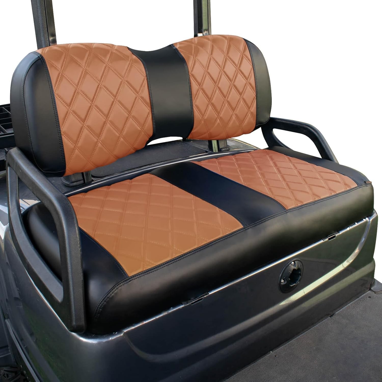 NOKINS Golf Cart Diamond Seat Covers Kit, Fit for Yamaha Drive/Drive 2 OEM Stand