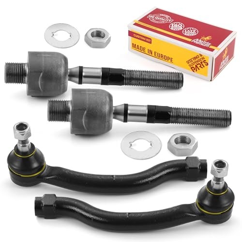- 4 PC Inner & Outer Tie Rod End Kit Fits 2004-2008 Acura TL, Replacement