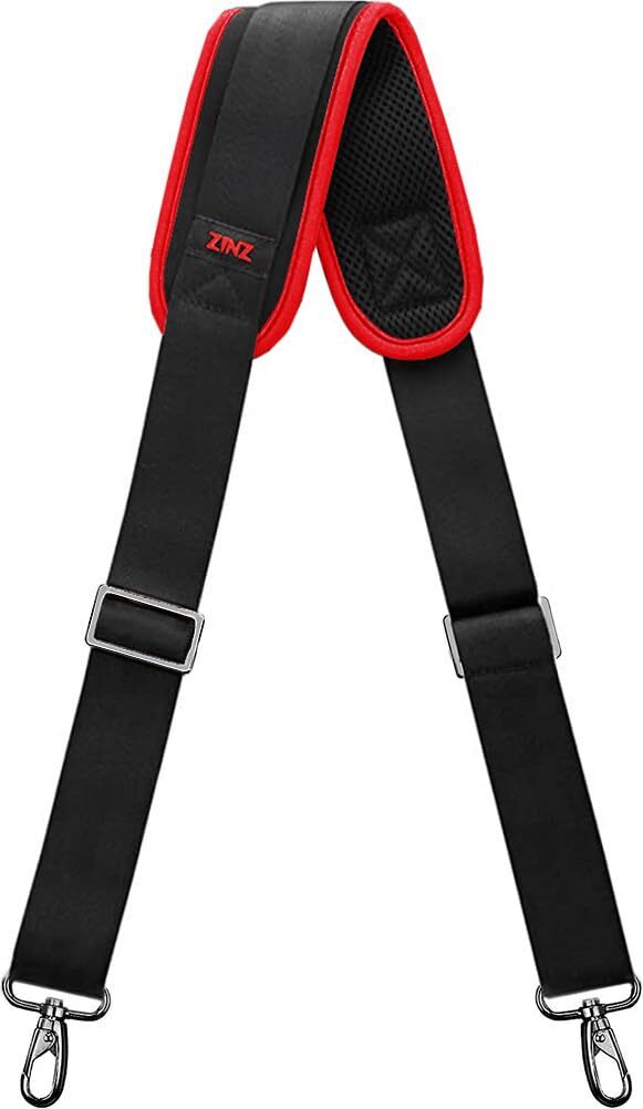 Shoulder Strap 57" Padded Adjustable Shoulder Bag Strap Replacement (Wine Edge)