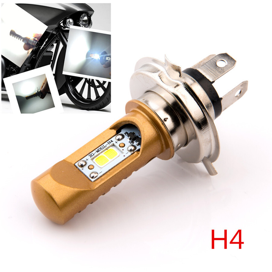 LED High Low Beam Front Light Bulb Bright Headlight Fog DRL Light For Motorcycle