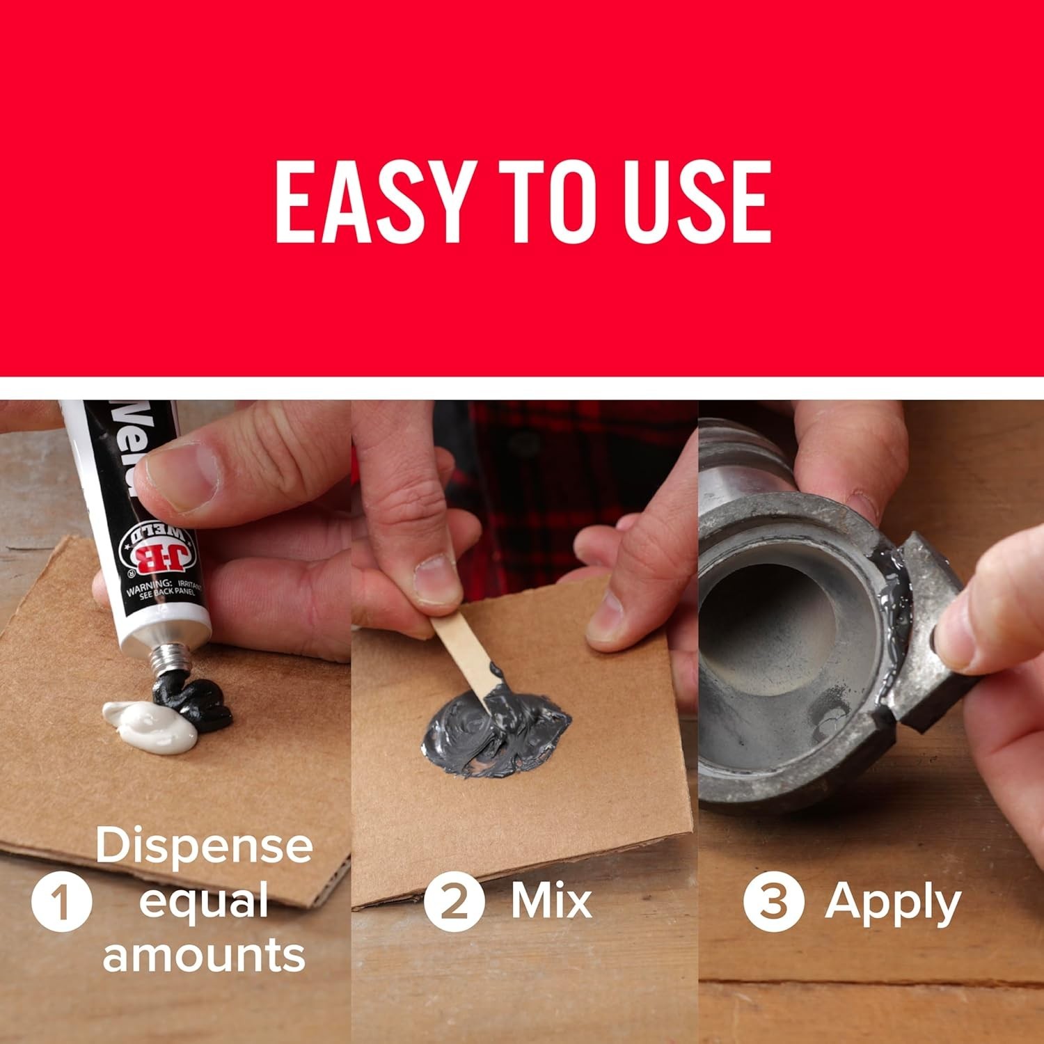 2 oz Cold-Weld Epoxy - Fast Setting, Multi-Surface Adhesive for Repairs