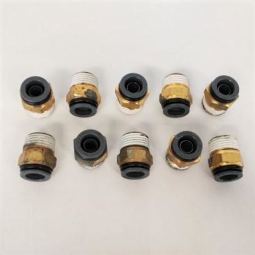 *Pk of 10* SMC 1/2 MPT to 1/2 NT Straight Connector - P/N  SMC KV2H13 37S