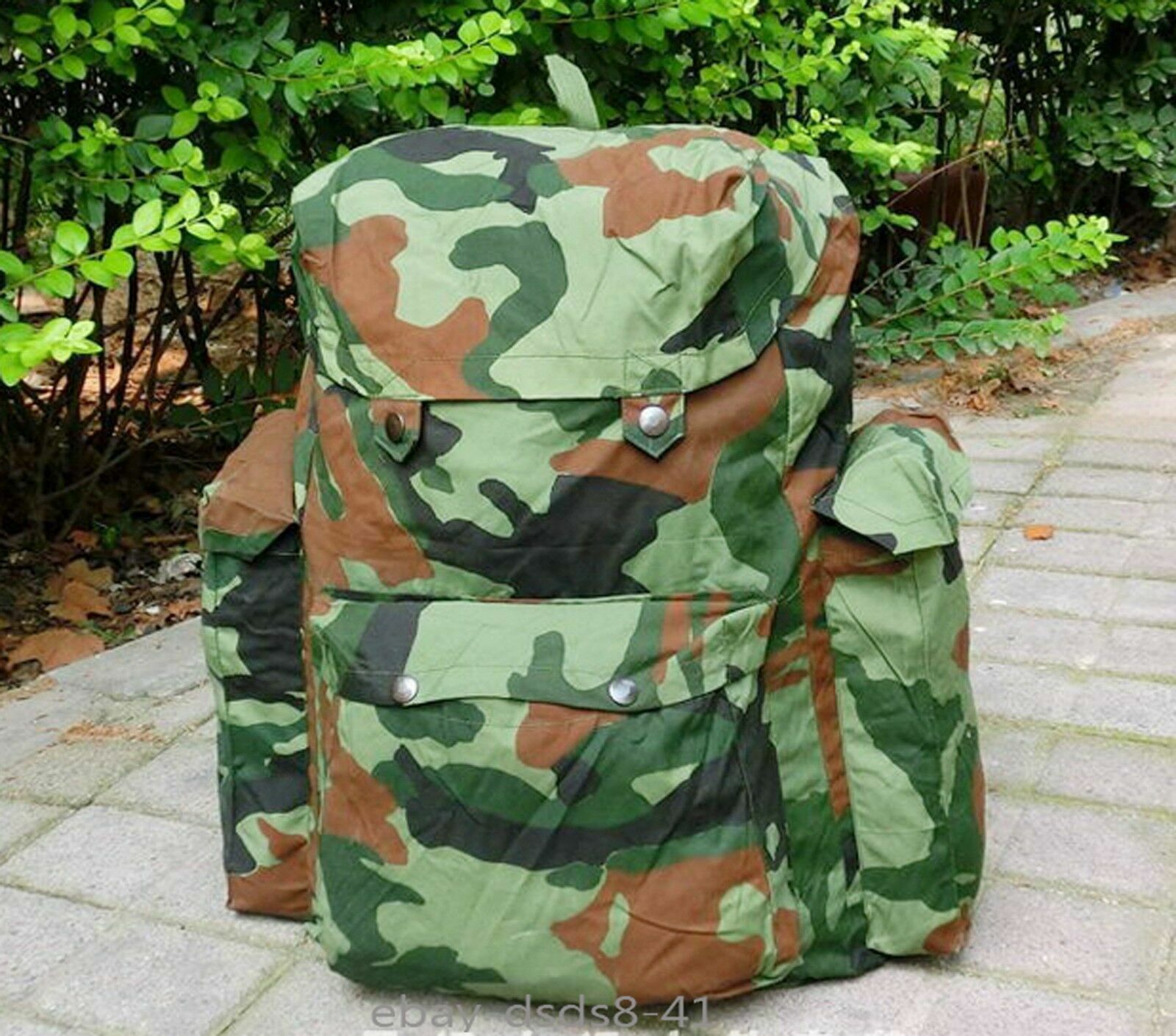 Surplus Chinese PLA Army Forest Camouflage Waterproof Field Pack Bag Backpack