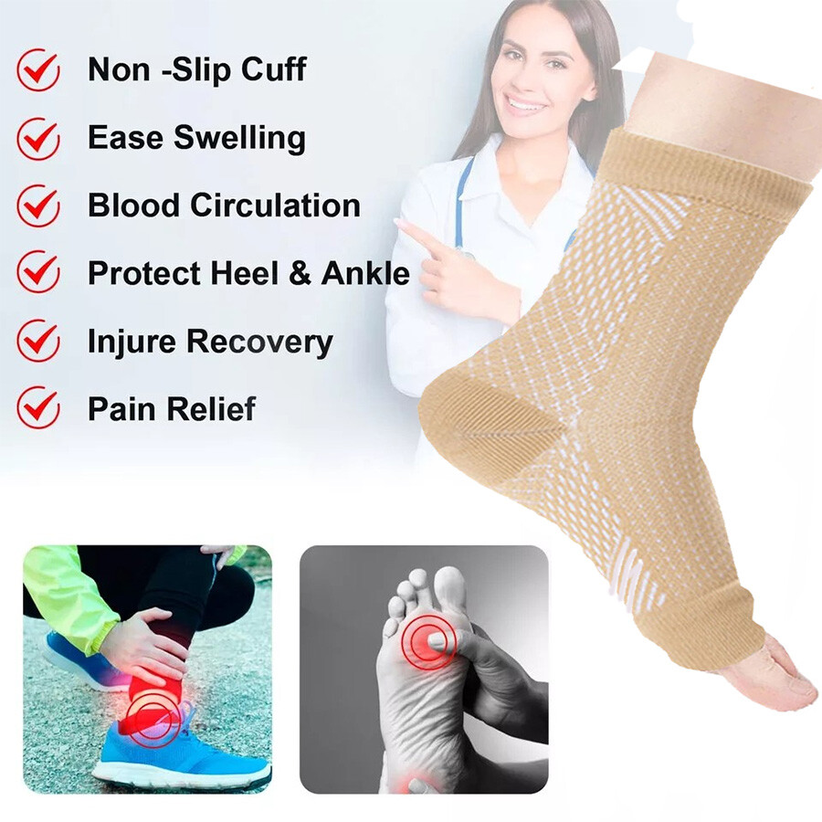 3PK Sooth Relieve Compression Socks For Men & Women Neuropathy Compression Socks