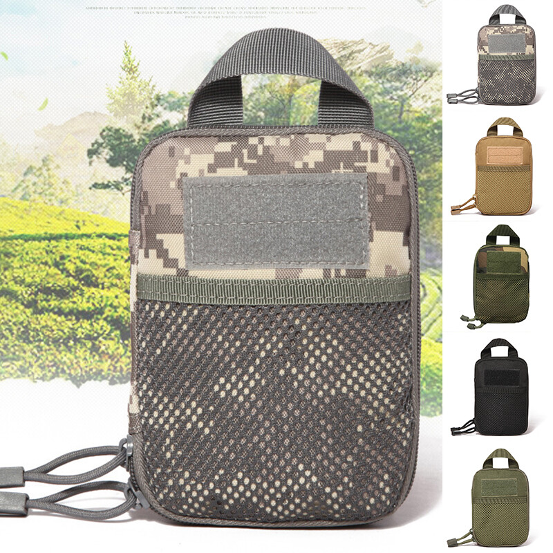 600D Nylon Tactical Bag Outdoor EDC Molle Military Waist Bag Mobile Phone Pouch