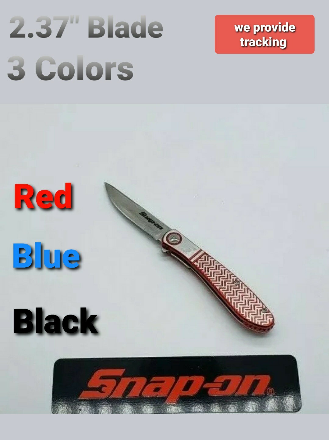 Snap On tools pocket knife unique Ken Onion Design, 3 Colors to choose from NEW!