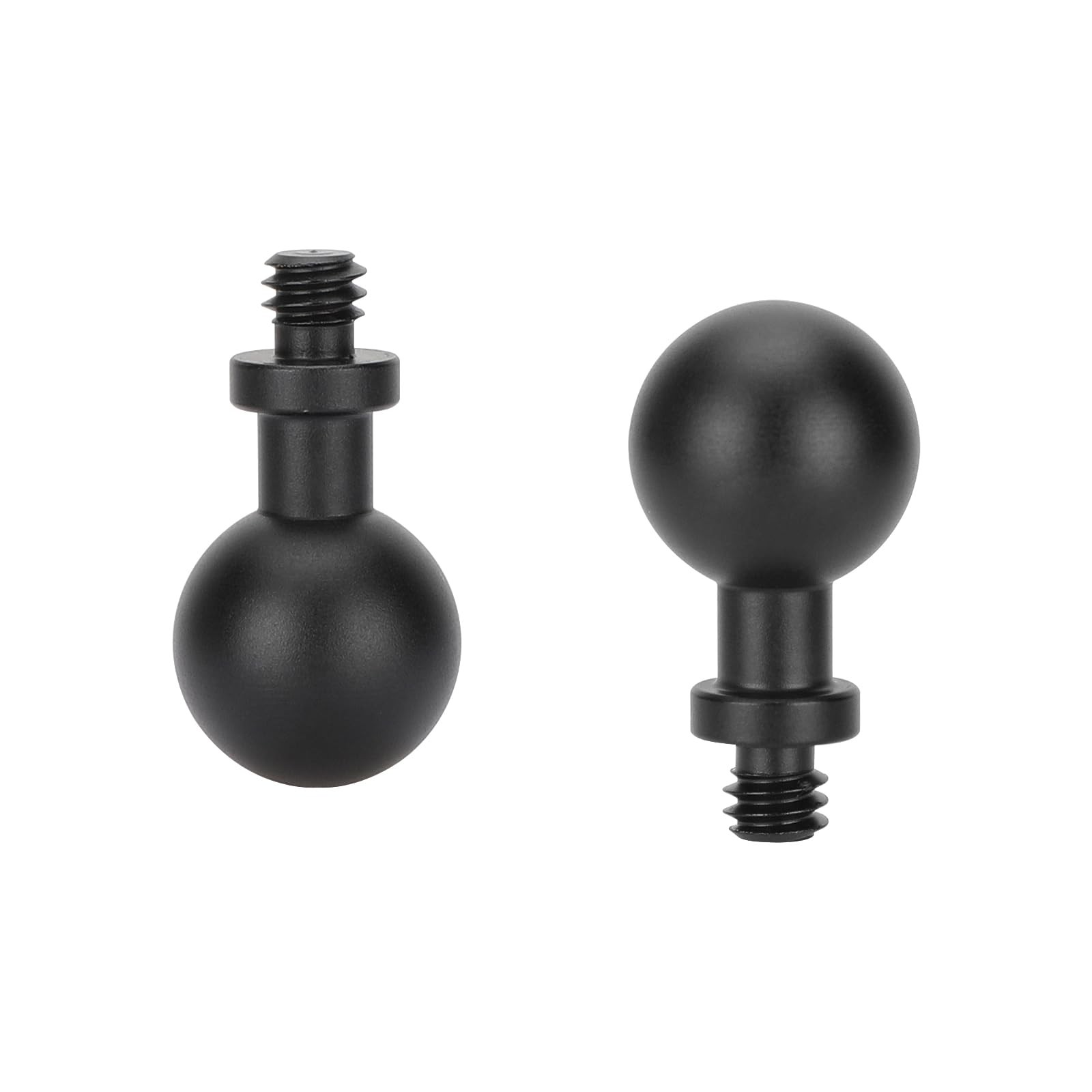 CAMVATE 17mm Ball to 1/4"20 Screw Mount for Cameras 2Pack  3495