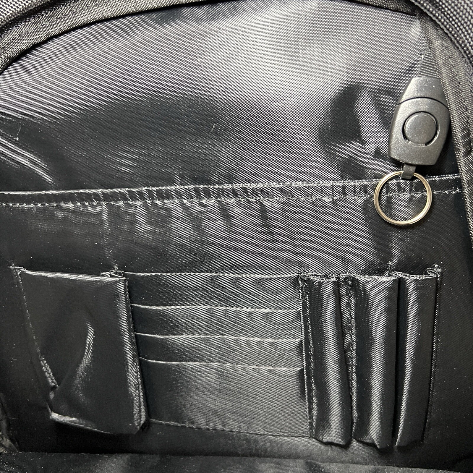 Decode Notebook Backpack Black In Excellent Condition Preowned.