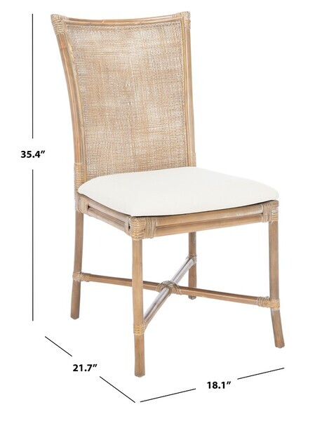 Safavieh CHIARA RATTN ACCT CHAIR W/CUSH, Reduced Price 2172730979 ACH6512A-SET2