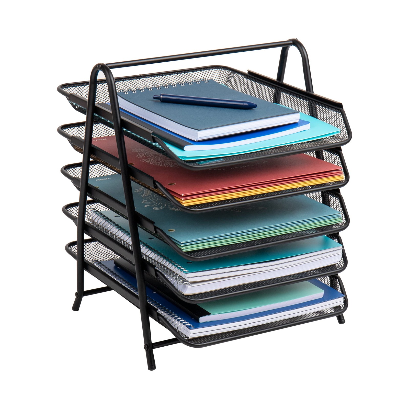 Mind Reader 5-Tier Paper Tray, Desktop Organizer, File Storage, Office