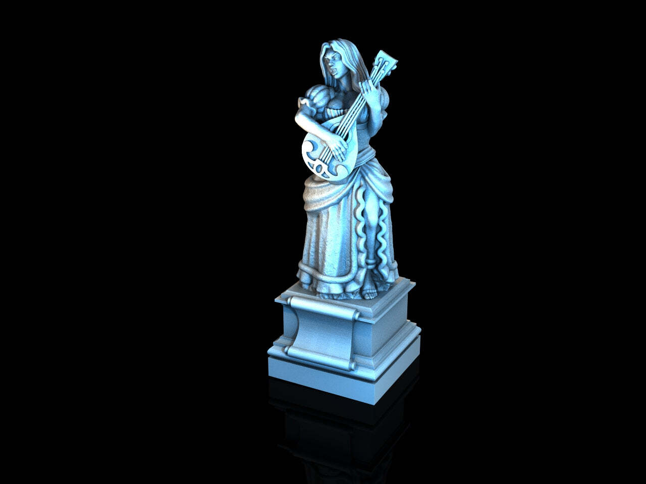 Adrian-3DP4U - Statues - 28mm