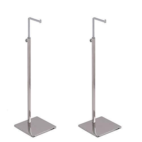 2 Pack Metal Handbag Rack Hanging Clutch Bag Holder Display Stand Adjustable Hei