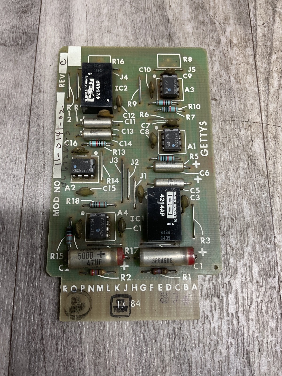 GETTYS  11-0141-101  PC Board #4056B46